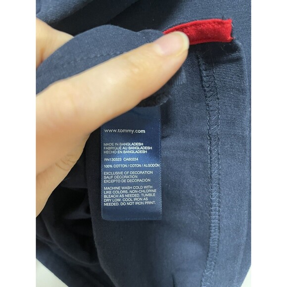 Tommy Hilfiger Hoodie Navy Long Sleeve Toddler cotton Sz 3T NWT - Picture 4 of 5
